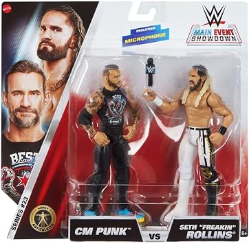 WWE CM Punk & Seth Rollins Main Event 2-Packs 23