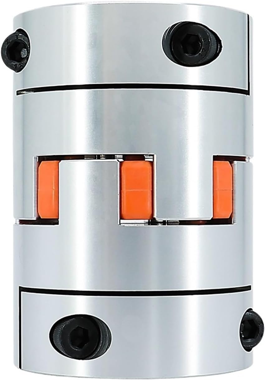 1pc D35L50 servo Motor Couplers Flexible Star Spider Plum Elastic Shaft Coupling with Dia 8mm to 20mm for Engraving(12x12.7)