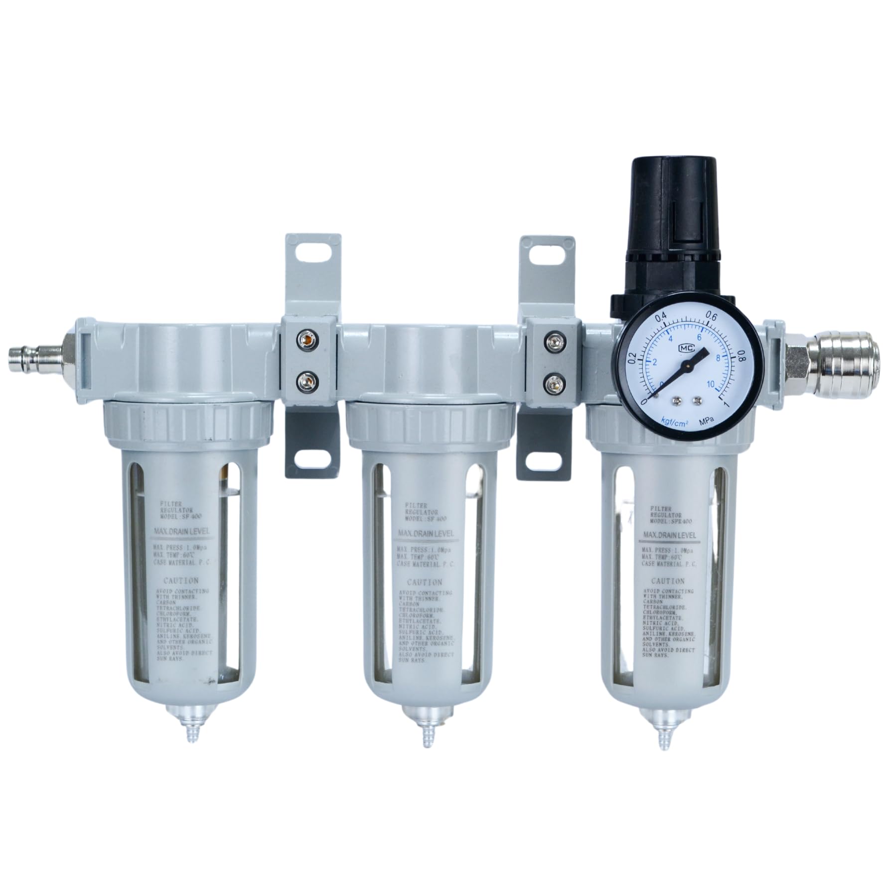 Black FILTR ODWADNIACZ ODOLEJACZ REDUKTOR SEPARATOR POWIETRZA KOMPRESOR 1/2 BLACK