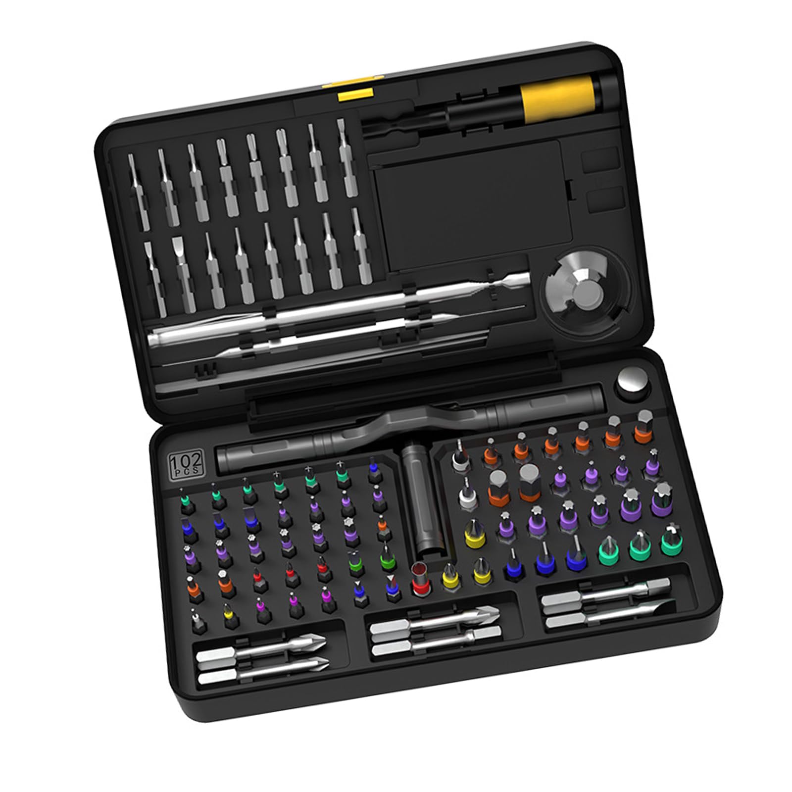 Kompaktes Schraubendreher Set, magnetische Bit Auswahl