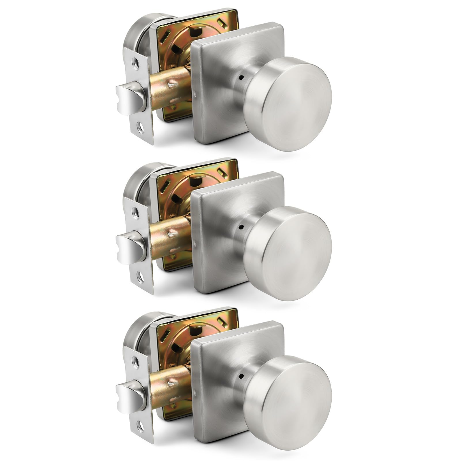 Boutons de porte de passage sans serrure pour remplacer facilement vos vieilles poignées bloquées