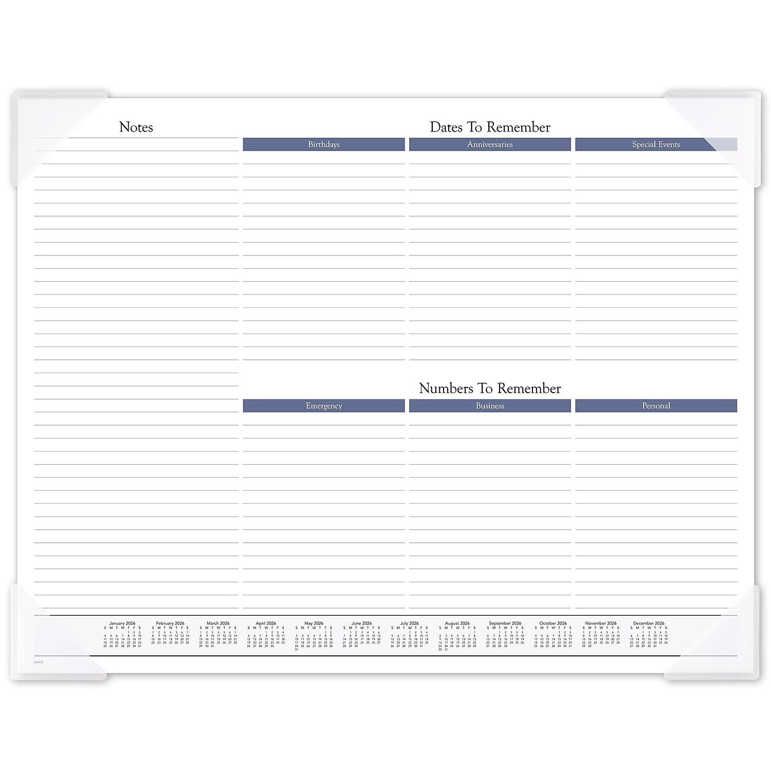 aag89802 – Einen Blick Panorama Landschaft Schreibunterlage Kalender
