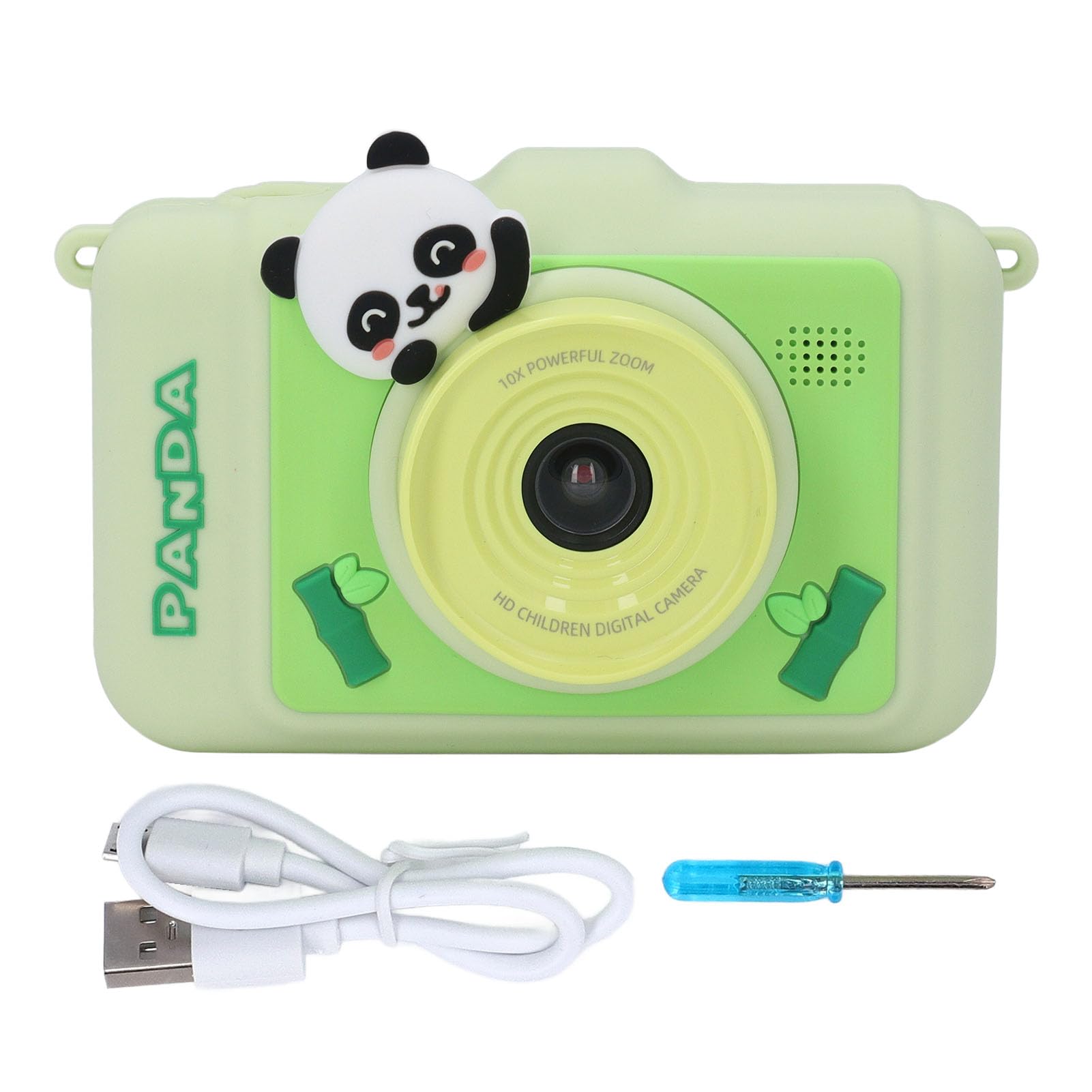 Dziecięcy Aparat do Selfie, Cyfrowe Kamery Wideo 1080P HD, Duży Ekran 3,5 Cala, Podwójne Aparaty 96 MP, 10X ZOOM, Odtwarzanie MP3, MP4, Wiele Filtrów