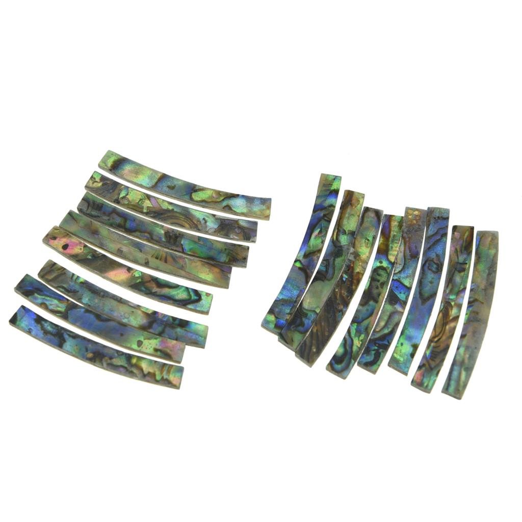 KAISH Guitar Rosette New Zealand Abalone Curved Strips Guitar Soundhole Inlay Dimension 125mm3mm1.5mm, 125mmx3mmx1.5mm - Image 2
