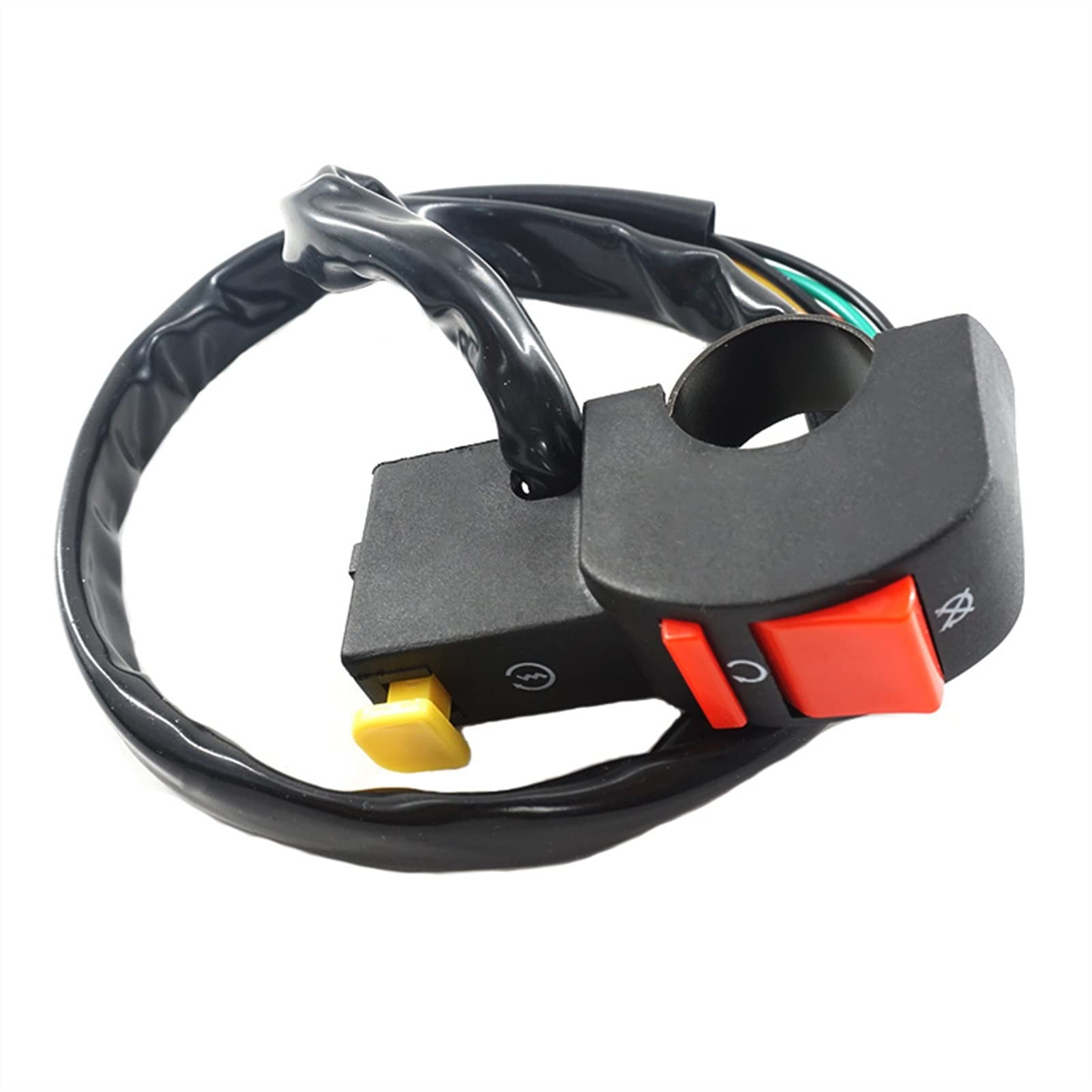 Commutateur de guidon de moto démarreur électrique bouton start stop de remplacement