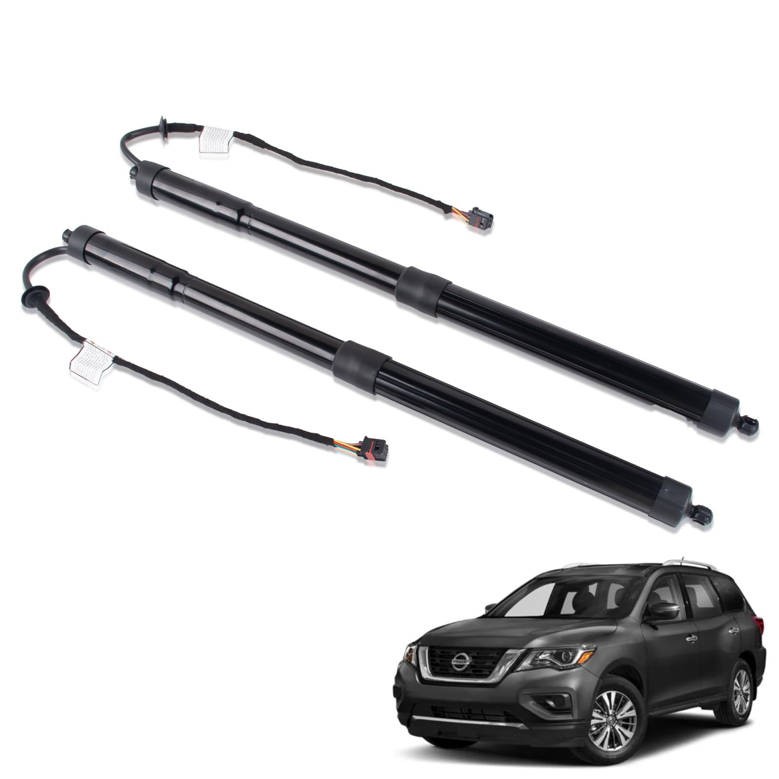 Rear Tailgate Power Liftgate Support Shock Strut Compatible with Nissan Pathfinder Sport 3.5L 2017-2019 Left & Right Side Power Hatch Shock Struts 1 Pair Replace# 905609PJ0A