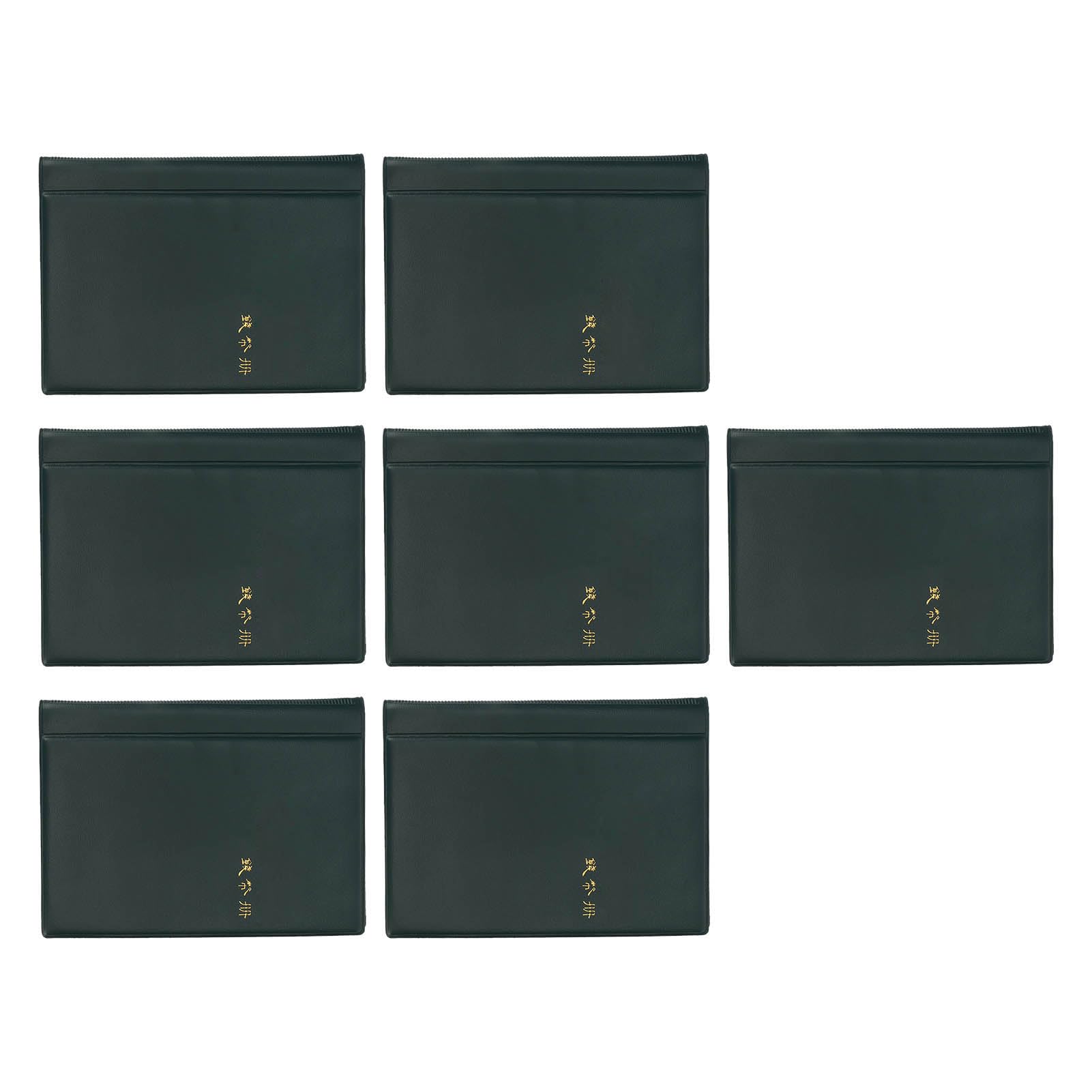 Book da collezione di monete da 7 pezzi pagine vere trasparenti per polvere impermeabile da 120 tasche collection book album