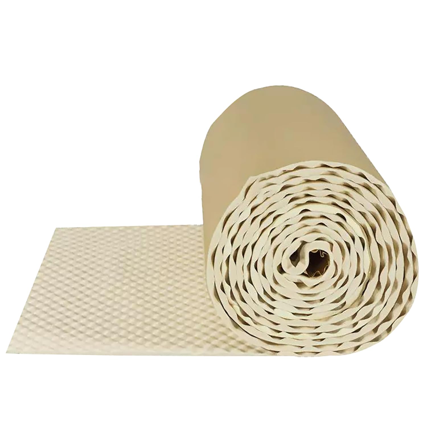 Akustik schaumstoff Schalldämmmatten Dämmschaummatte 15mm Fahrzeug Isolierung Matte wasserdicht Schalldämmung für Kino Bar Auto(Size:1*10m,Color:Gebrochenes Weiß)