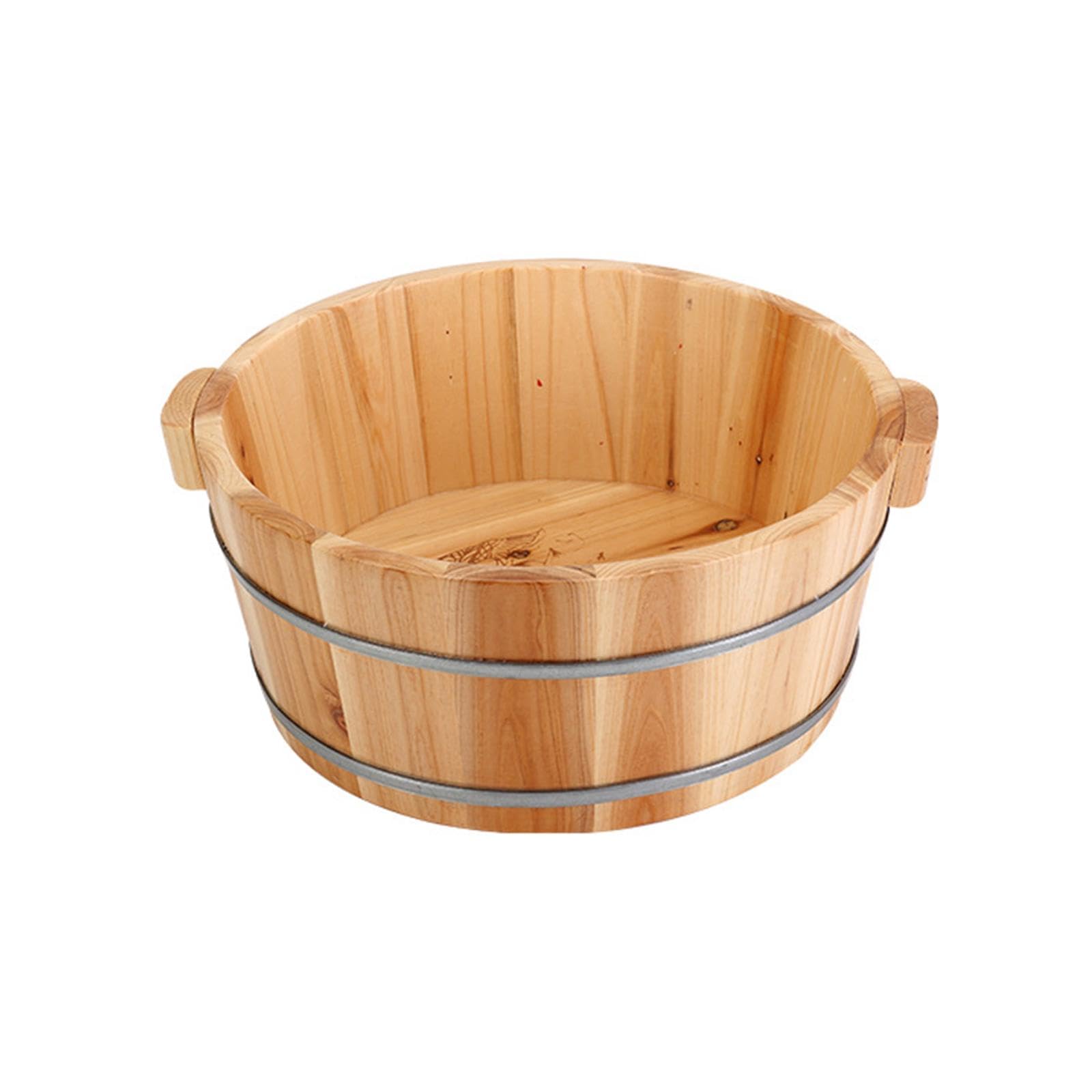 CALANDIS™ Wood Footbath Basin Household Home Supplie Foot Soaking Bath Basin Basin Tub 16x36cm A | Spas Baths & Supplies | Nail Care Manicure & Pedicure-image-22
