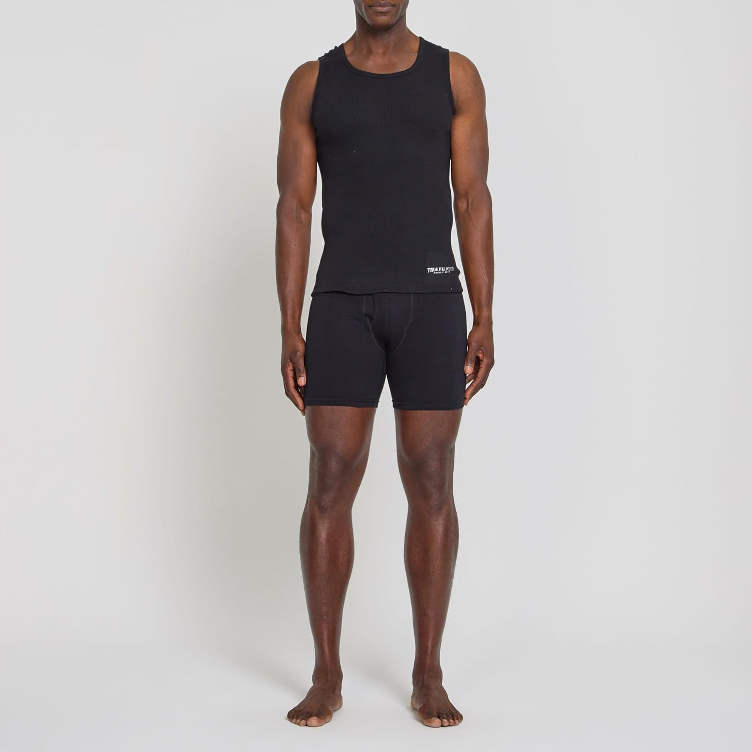 True Religion Lightweight Tank Tops for Men, 5 Pack Classic Ribbed Cotton Mens Undershirts - Image 5