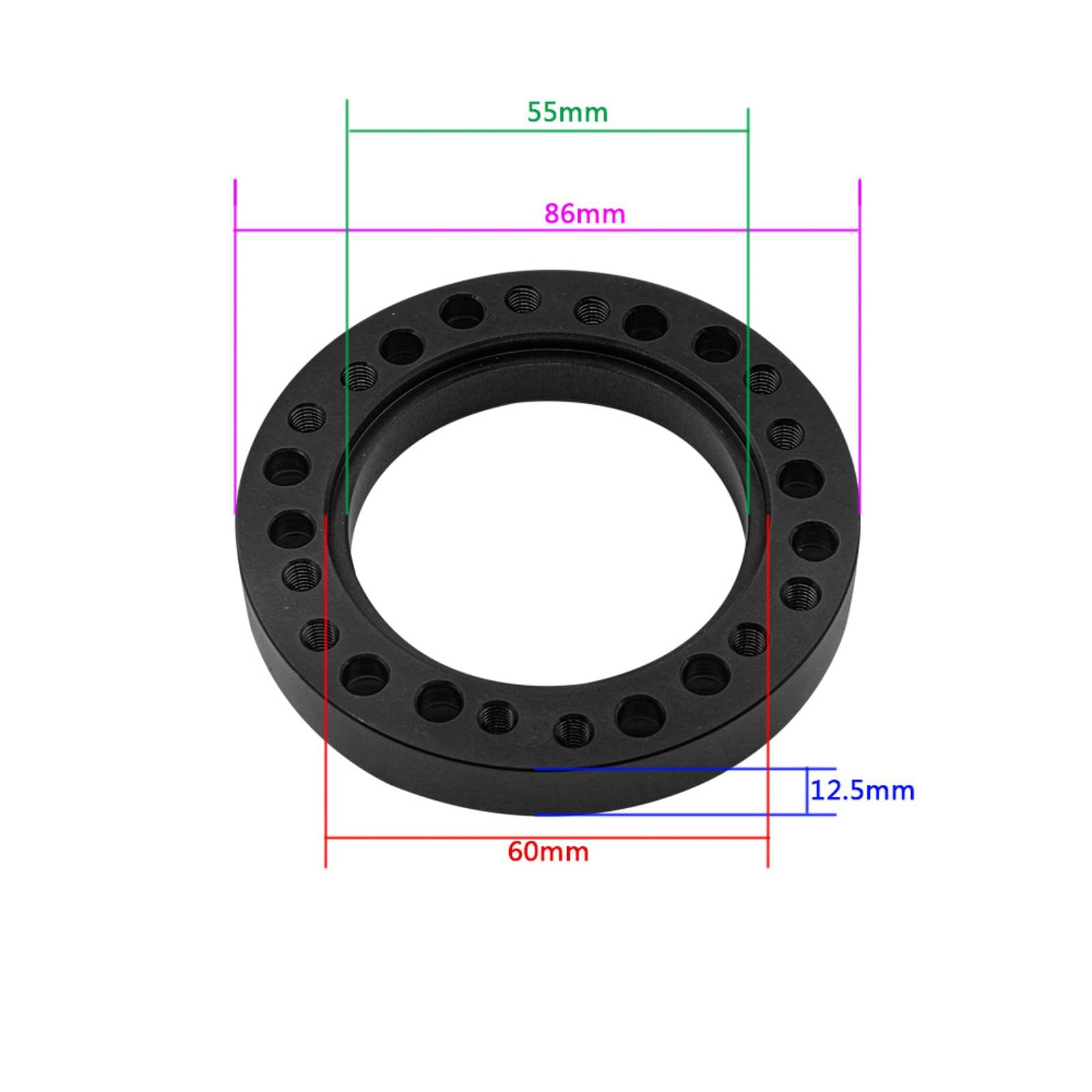 Kit Adattatore Per Mozzo Volante Auto – Per Polaris Ranger E RZR 2008-2024, Alluminio CNC, Per Volanti A 5/6 Fori, Altezza 7,6cm