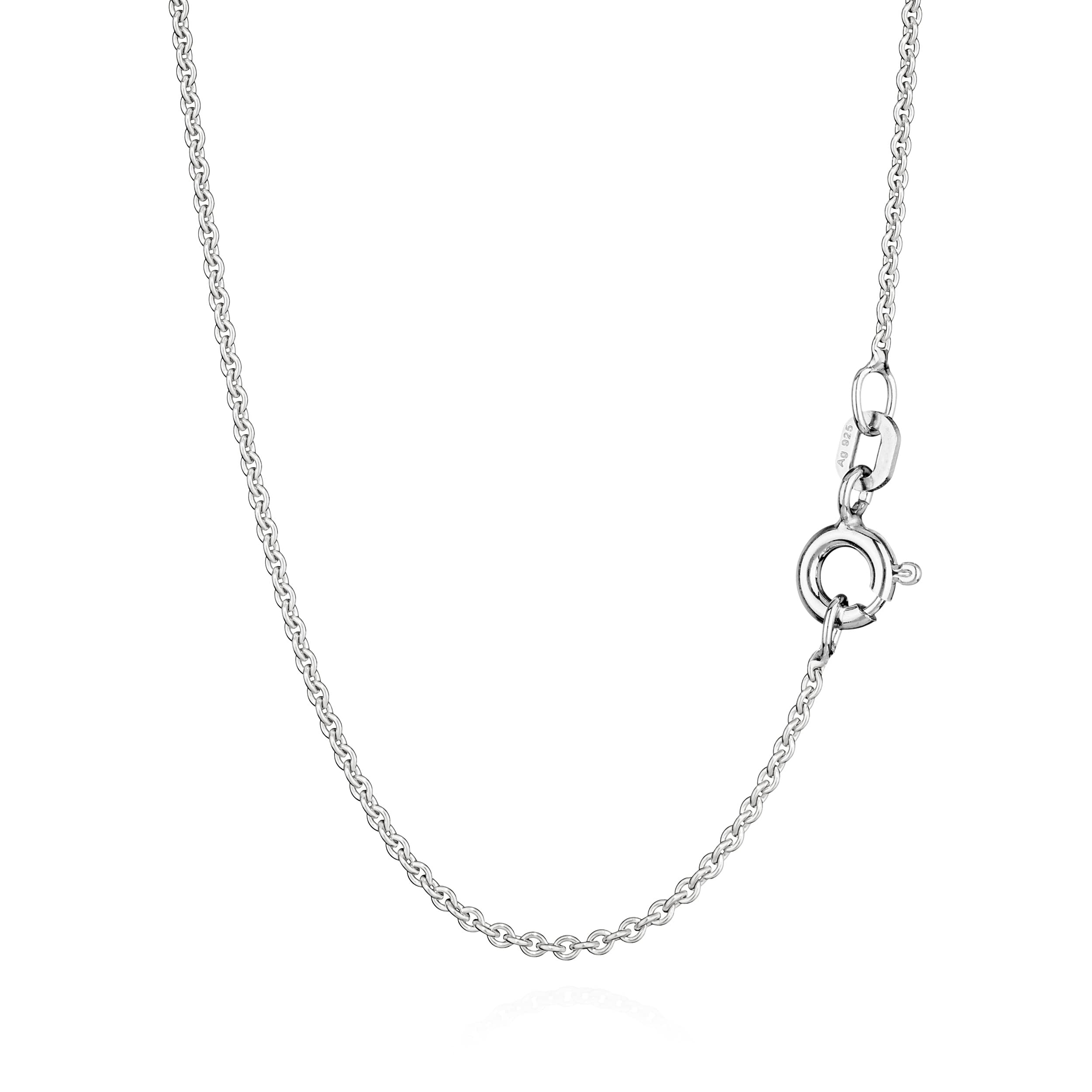 1,3mm Collana ad Ancora Diamantato Collana Collier Collana IN 750 Oro
