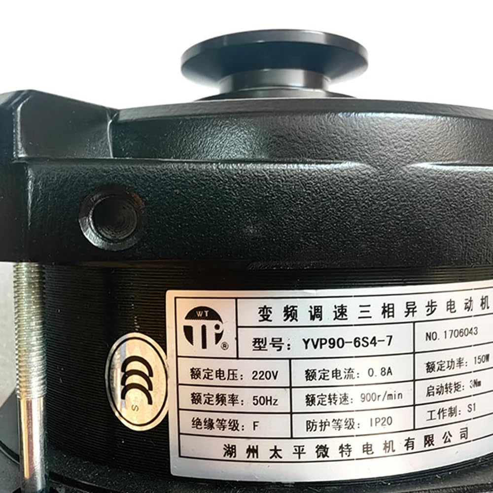 Toplionace Motore per Porta Ascensore 220V, A Velocità Variabile, Trifase Asincrono, con Regolazione Della Frequenza, Componenti per Ascensore（70mm）