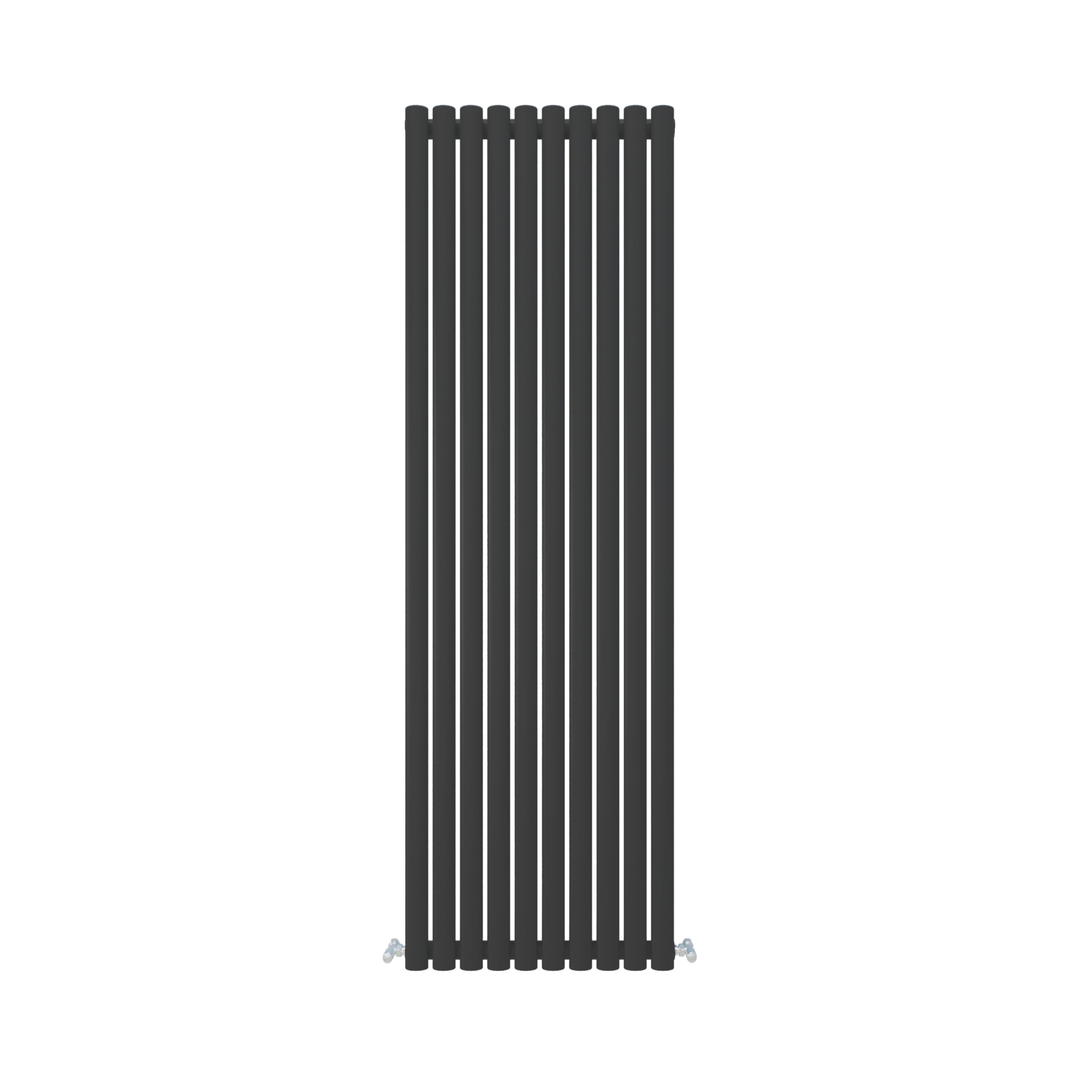 Sline Sanitary Black Vertical Designer Oval Column Radiator, Oval Radiator 1800×590Mm Single Panel Modern Radiator For Bathroom/Living Room, Central Heating Rads, Amazon Radiator Wall Mounted