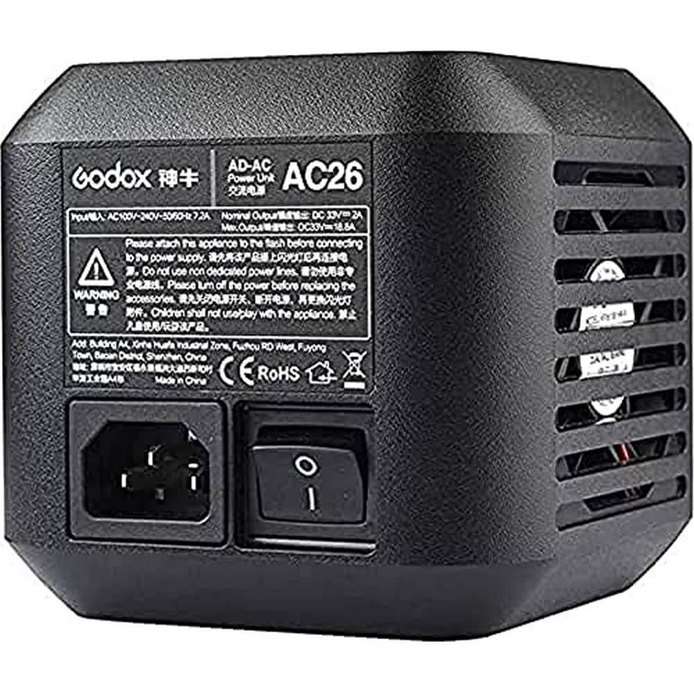 Godox AC26 AC Power Unit for AD600 Pro (B07DFJTF3B) Amazon Price History, Amazon Price Tracker