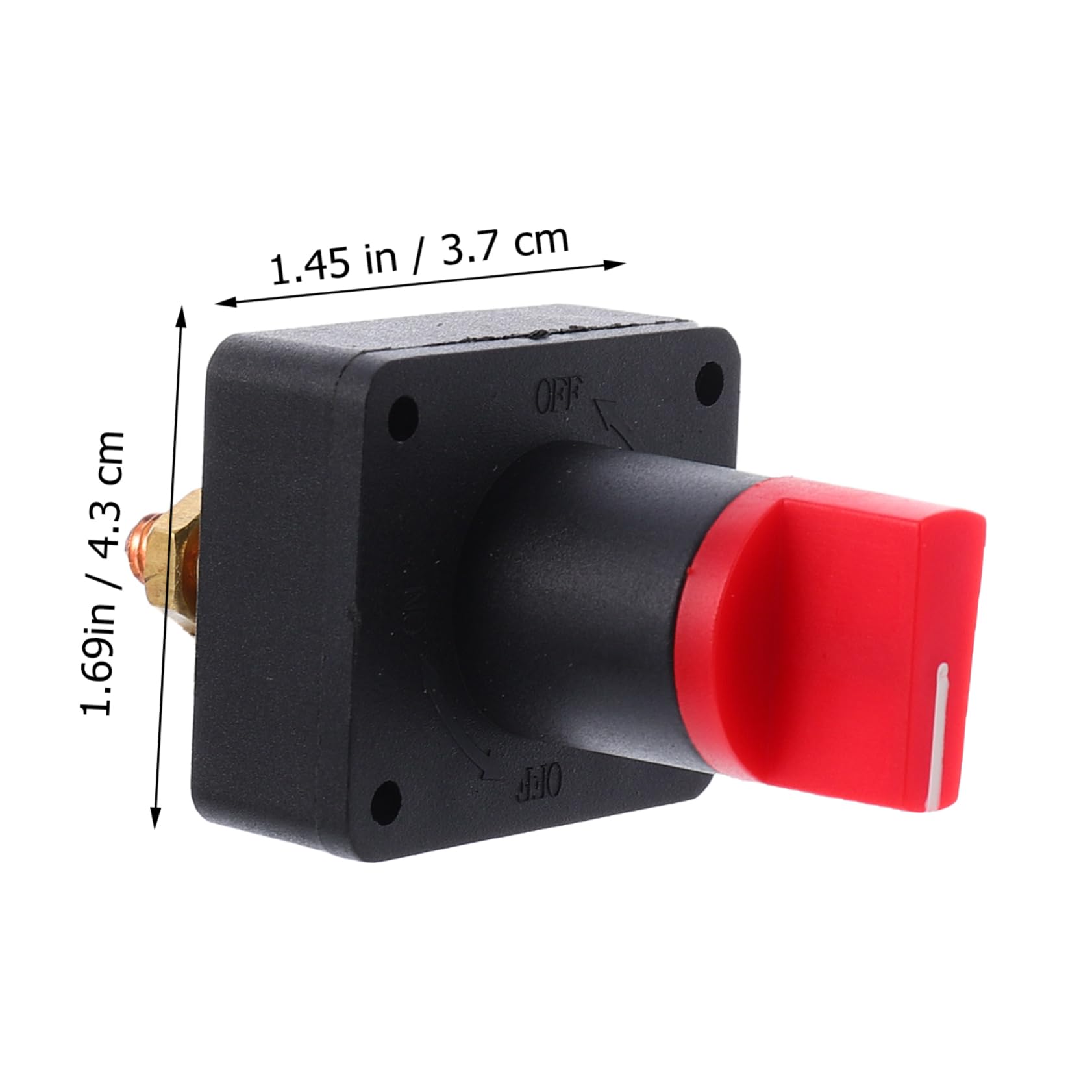 Beatifufu Abs Battery Isolator Switch 300a Disconnect Power Cut Off for Rv Car Camper Truck ATV Prevents Car Theft