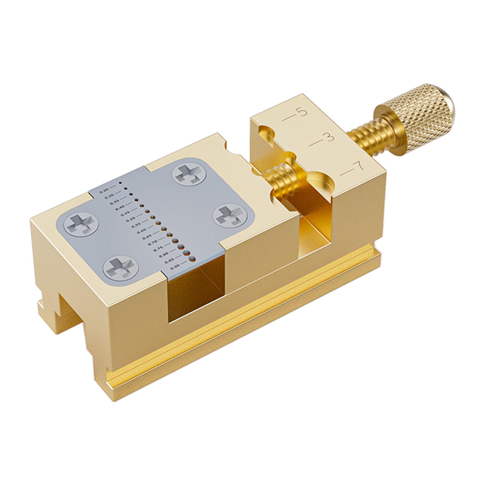 Buxuaaaa Portable Watch Benches Vices Thread Antislip Collet Tightening Tool Stable Brass Watch Head Holder Portable Tool