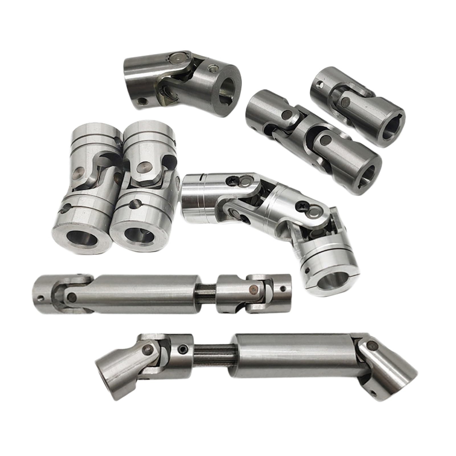 Cross Joint WSD Telescopic Cardan Joint Precision Single and Double Shaft Coupler Metal Joint Coupling (Size : 01GD)
