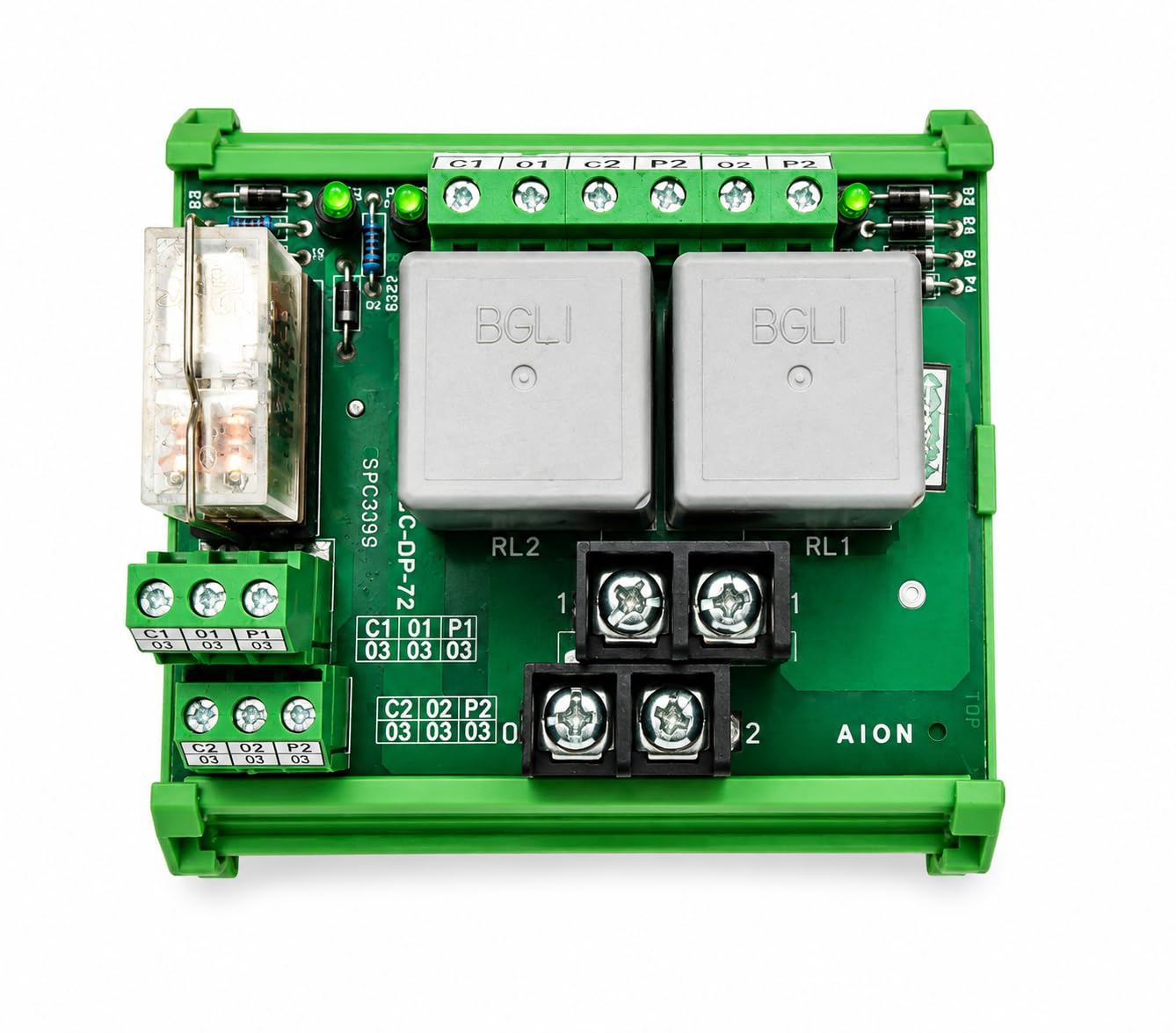 ICTECH 12V DC Generator Start Stop Module for AMF Panel | Dual Channel Interface Board | DG Set Control Card | Genset Automation Spare | DIN Rail Mount | Industrial Panel Component-image-2