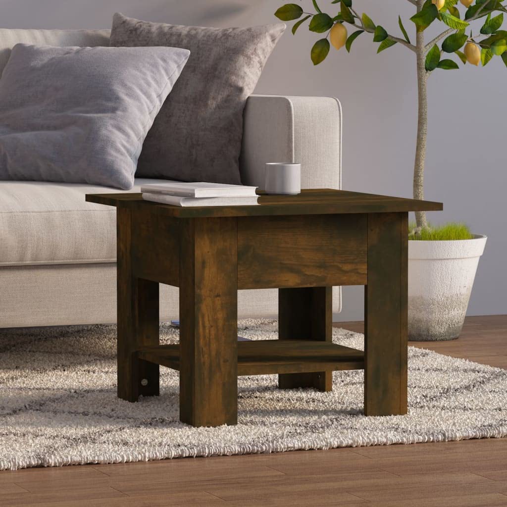 Couchtisch Räuchereiche 55x55x42 cm Spanplatte