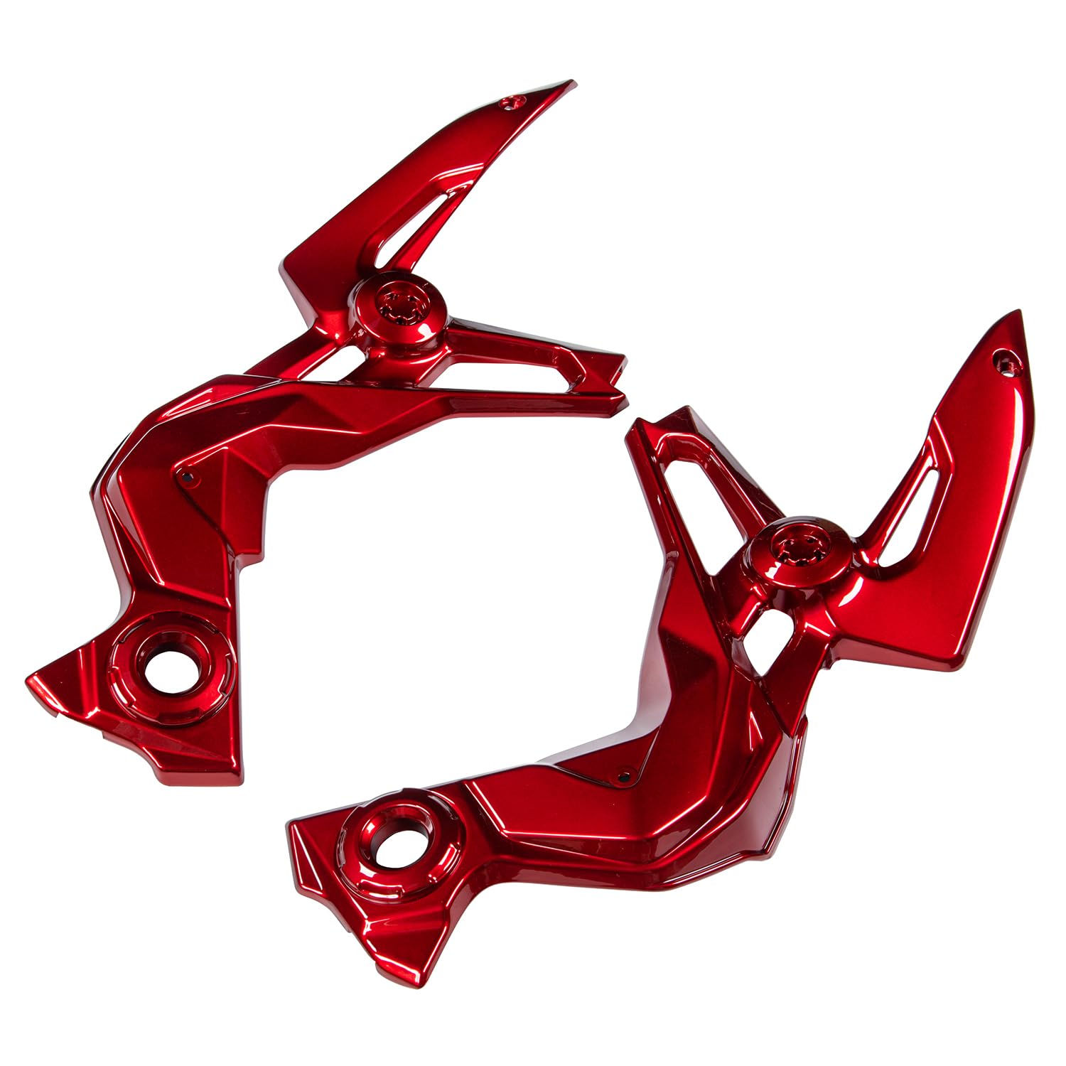 Cubierta lateral del marco de la motocicleta para Z-900 Kit de moldura de carenado del cuerpo del panel lateral del ABS para K.awasaki Z900 Z 900 Accesorios 2020 2021 2022 2023 2024 (Rojo)