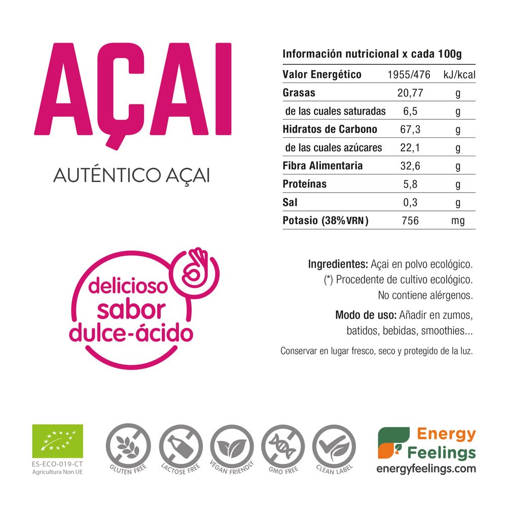 Energy Feelings - Acai Polvere - 100g