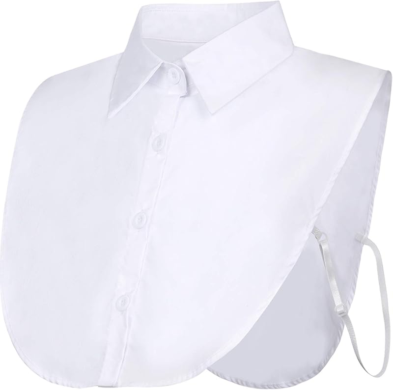 EBOOT Fake Collar Desmontable Dickey Bluse Half Shirts for Girls and Women