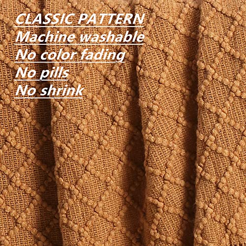 CREVENT-Home-Farmhouse-Decor-Rustic-Couch-Sofa-Chair-Bed-Throw-Blanket-Soft-Warm-Light-Weight-for-Travelling-in-Spring-Summer-50X60-Brown CREVENT Home Farmhouse Decor Rustic Couch Sofa Chair Bed Throw Blanket Soft Warm Light Weight for Travelling in Spring Summer 50X60 Brown