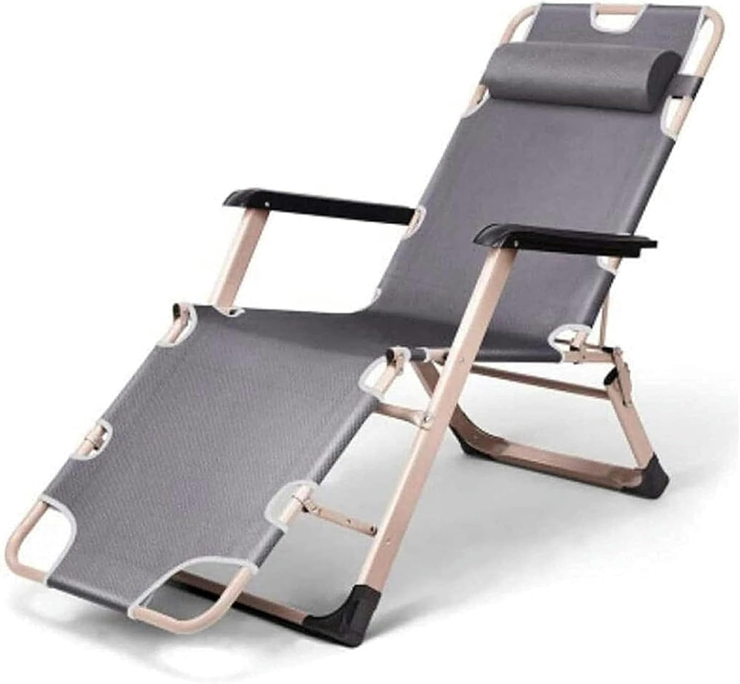 Lightweight Fgvdj Zero Gravity Chair Oversized,Outdoor Zero Gravity Lounge Folding Chair Adjustable Recliner Office Balcony Patio Garden Beach Outdoor_178X66Cm/70X26In,Navy,178X66Cm/70X26In