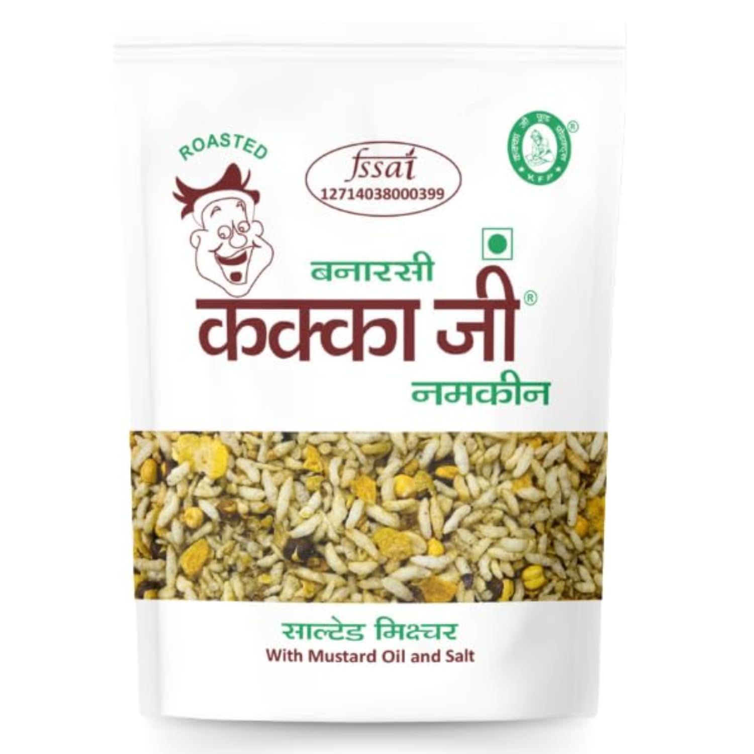 Banarasi Kakka Ji Salted Mixture with Mustard Oil & Salt | Hand Roasted, Not Fried | No Artificial Colors & Chemicals | 250g (Pack of 1, Salted Mixture)-image-3