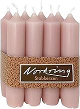 Nordring 24 Stück Stabkerzen malve 2,2 x 11 cm hoch