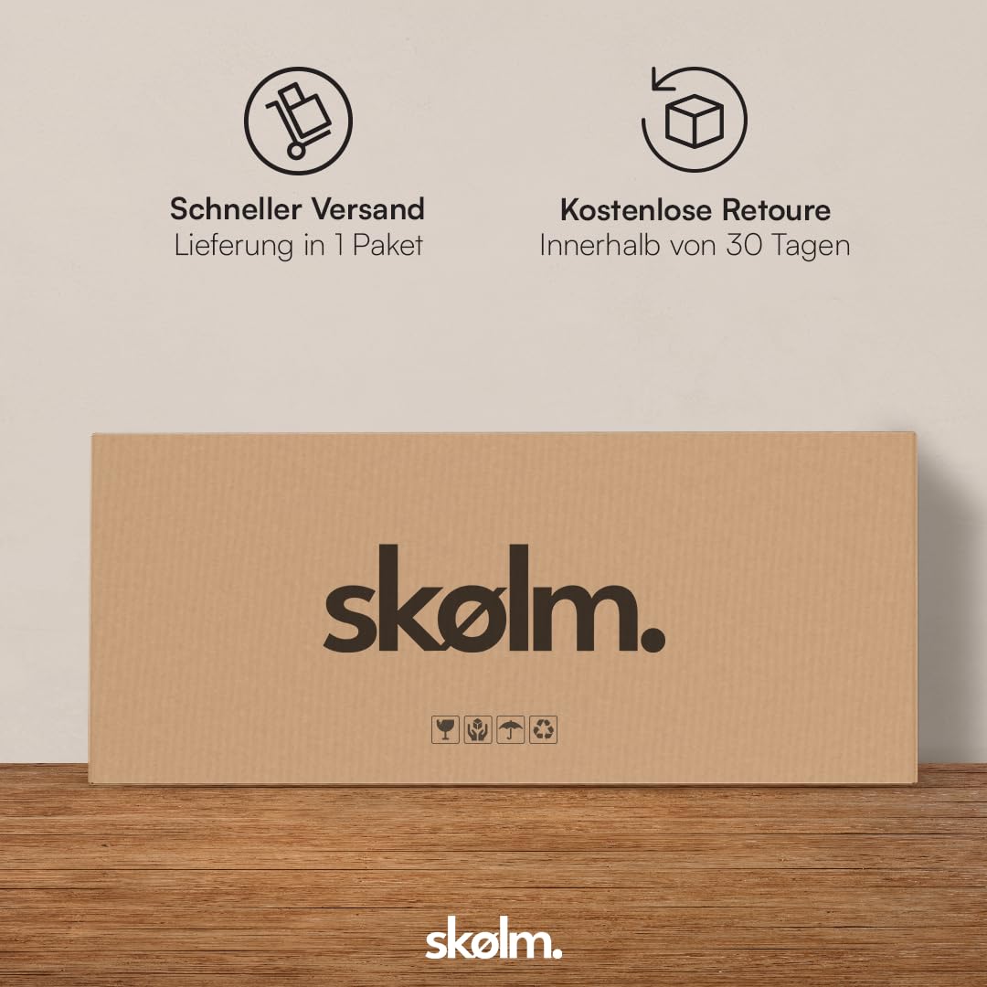 skølm Atriona Metall Kommode – Sideboard mit 3 Fächern & 6 Türen – Metallschrank in Dunkelgrün – Mehrzweckschrank – Highboard 80 cm breit – höhenverstellbare Füße – Aufbewahrungsschrank – Flurschrank