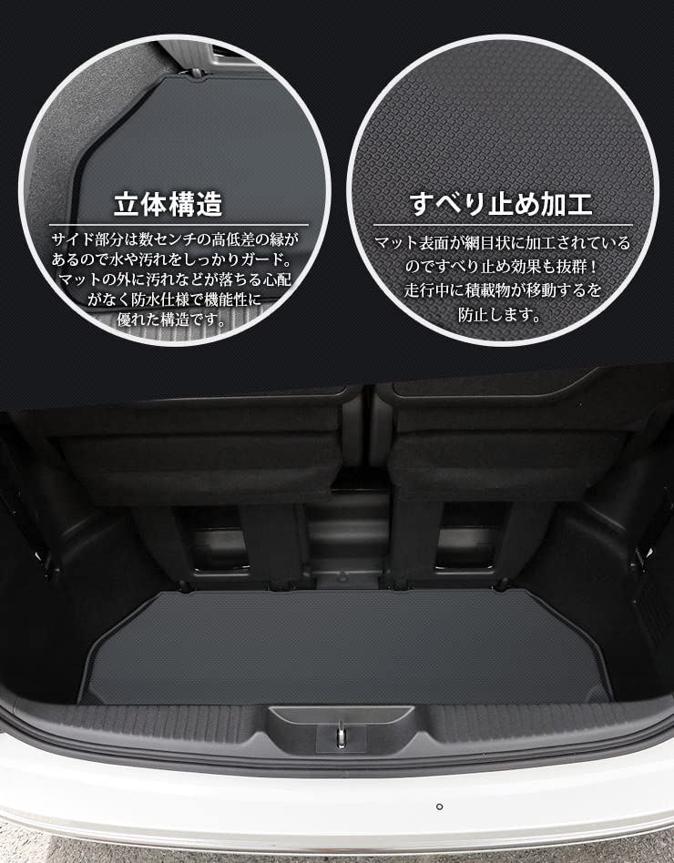 【新品未使用】ホンダ 新型 ステップワゴン RP6 RP7 RP8 スパーダ エアー フチ高 ゴムラゲッジマット ラゲッジトレイ トランクルームカバー ラゲージシート ラバーマット ステップ ワゴン ホンダ 新型 ステップワゴン RP6 RP7 RP8 スパーダ