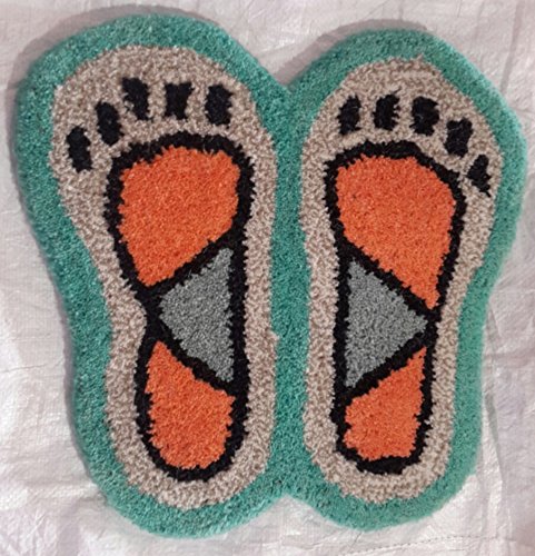 Srj Unique Design Punja Carpet Doormat (Multi Color)