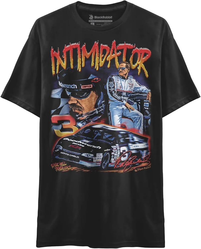 Black Rabbit 90s Racing Intimidator Earnhardt Raise Hell Praise