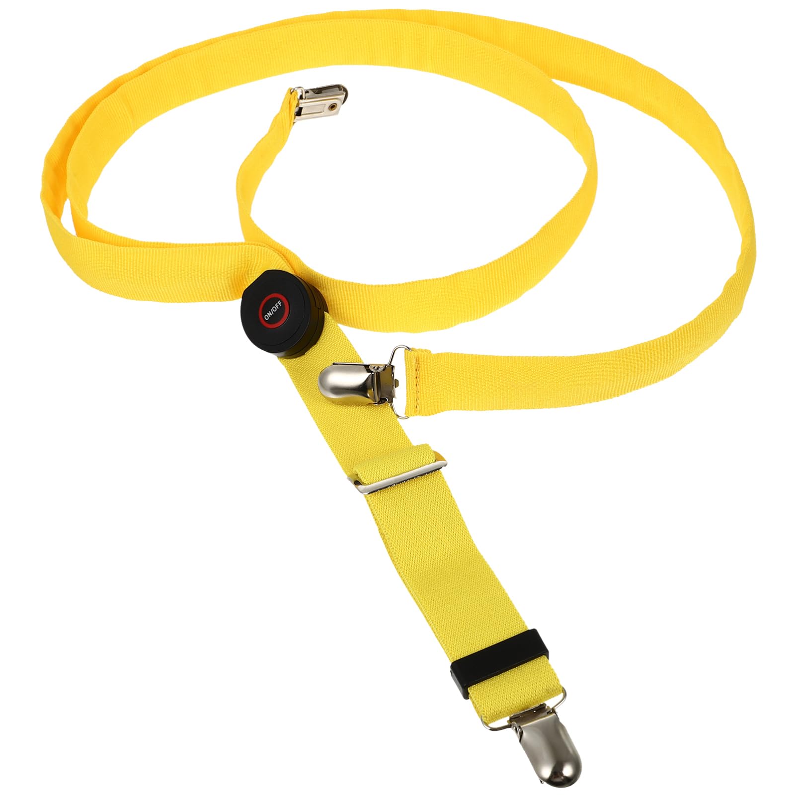 FRCOLOR Glowing Elastic Clip-on Suspenders Adjustable Led Y-shaped Braces for Men Women for Festival