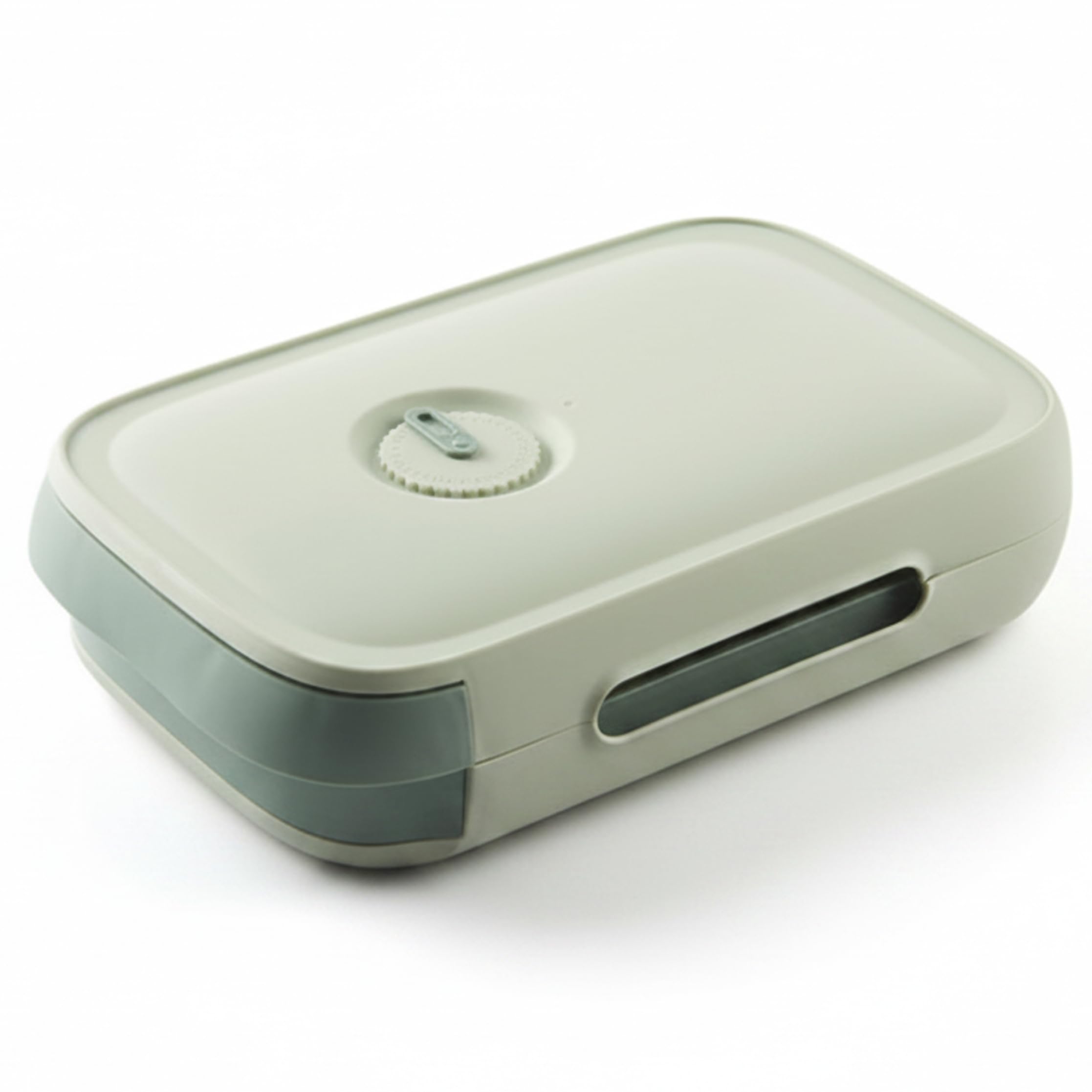 Neptuiby Egg Drawer for Refrigerator, Rolling Egg Dispenser with Lid, Stackable Holder for Fridge Green.