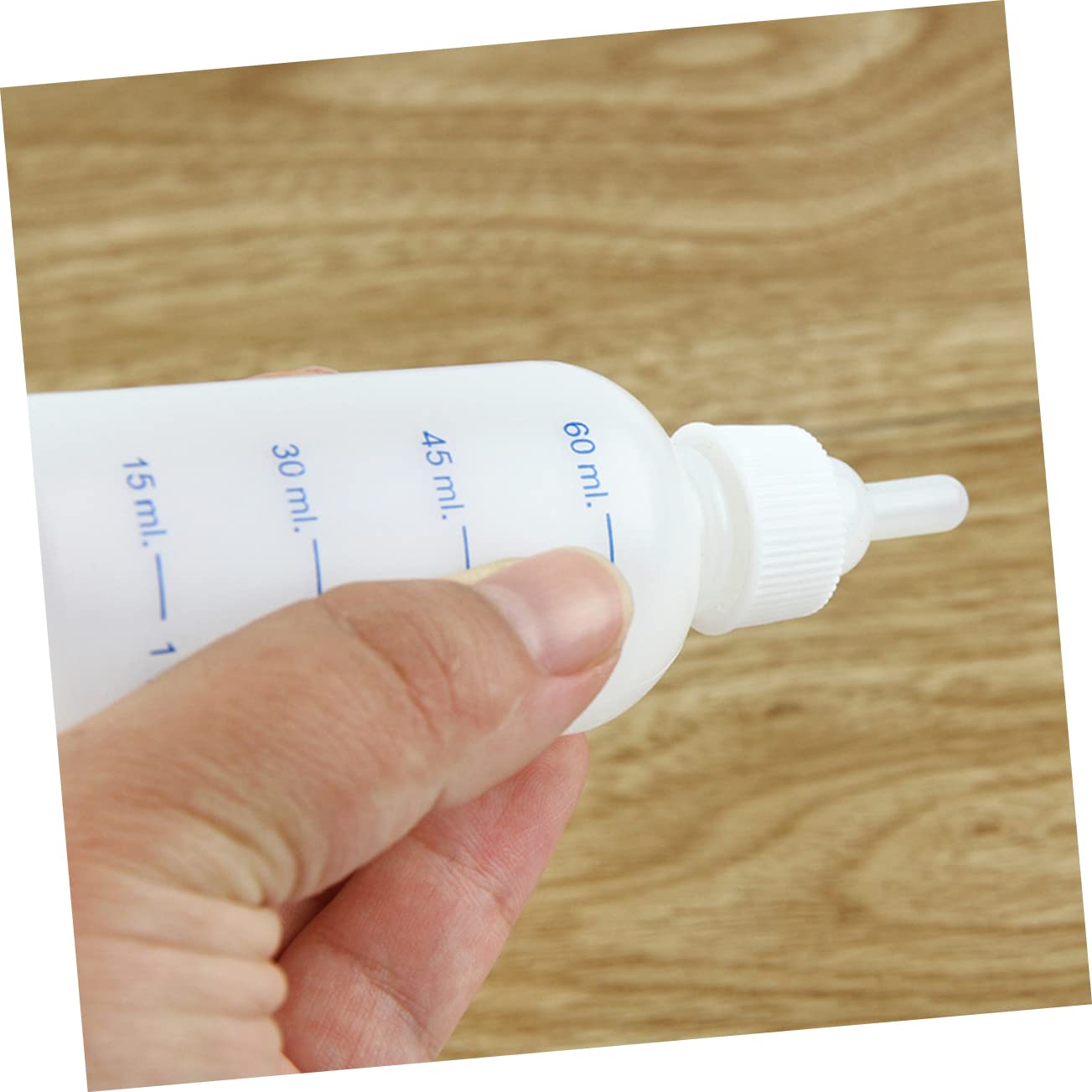 Sosoport Professional Pet Bottle Set 60ml Dog Nursing Bottle Kitten Cleaning Brush