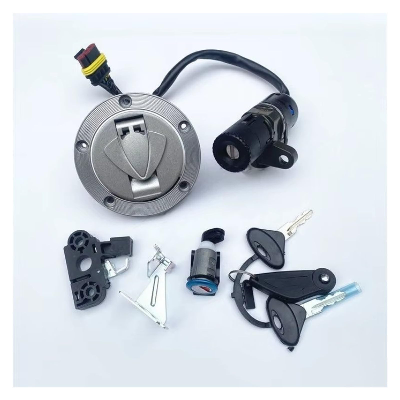 Cerradura De Encendido para 502c Interruptor Encendido Tapa Gas | Interruptor encendido motocicleta tapa bloqueo asiento tapa tanque combustible juego llaves Kit