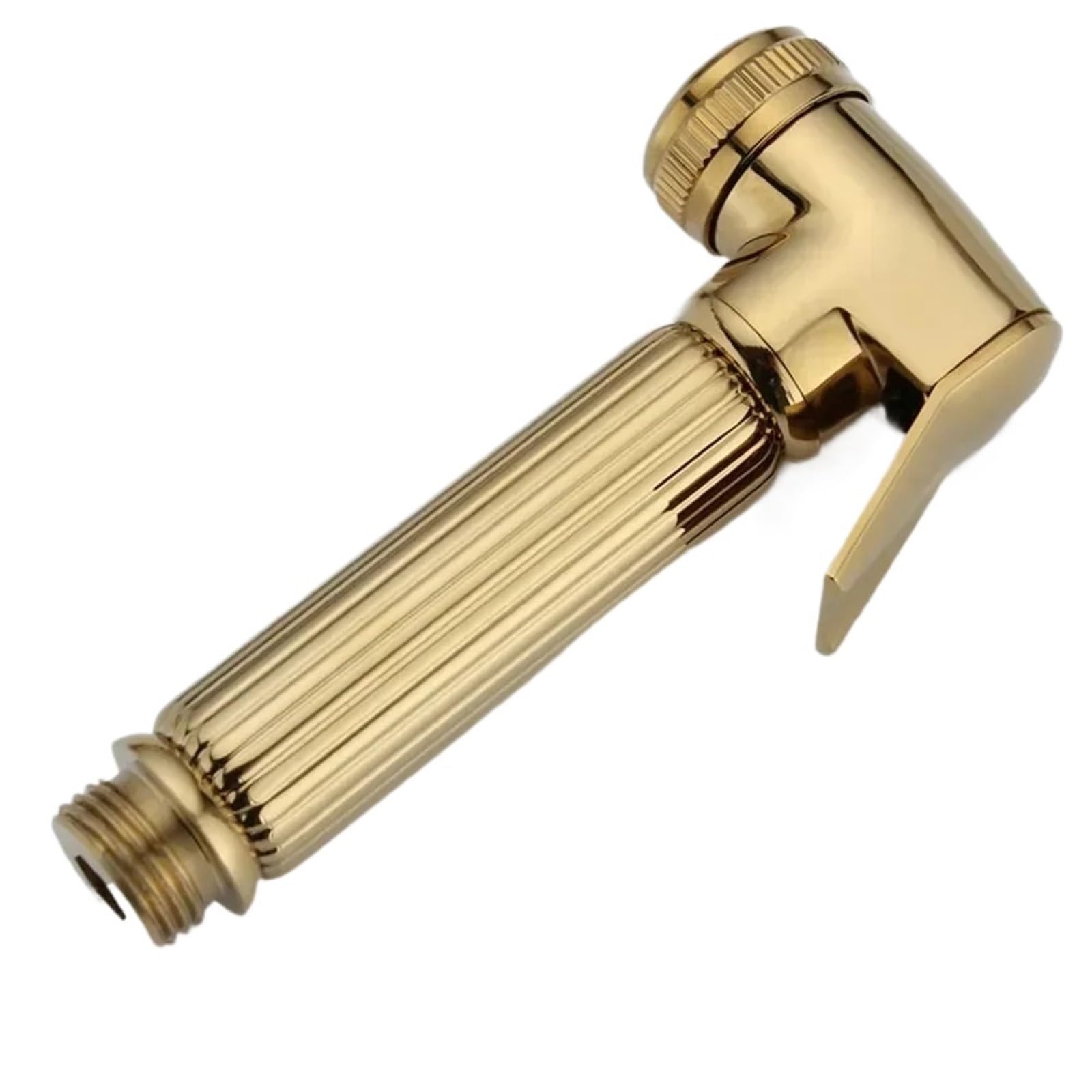 ZYCHSJXA Bathroom Accessories Bidet Sprayer Faucet Black Gold Self Cleaning Sliver for 1/2" Connection Hoses(Gold)