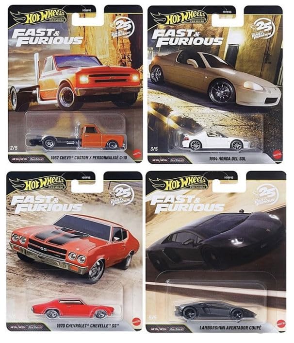 Hot Wheels 25th Anniversary 4-Pack