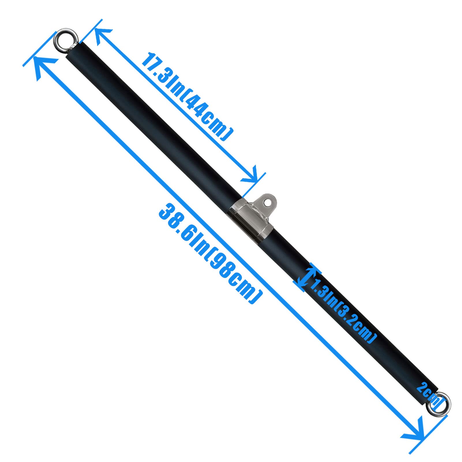 LAT Pull Down Bar Cable Attachments per Palestra, attacchi LAT pulldown, Barra Dritta, Barra di Resistenza per Allenamento Sollevamento Pesi