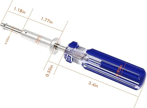 Miniatura 4 de Carebol 7 "LTT-7 GTT-7 CATV CABLE bloqueo terminador TV herramienta 7 pulgadas azul