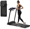 Under Desk Treadmill, Walking Pad, Portable Walking Machine - Equipped with 2 HP Motors, 136kg Capacity, Manual Control, 12 Program and Competition Modes, 3.6 Display, 3 Timers, Emergency Stop