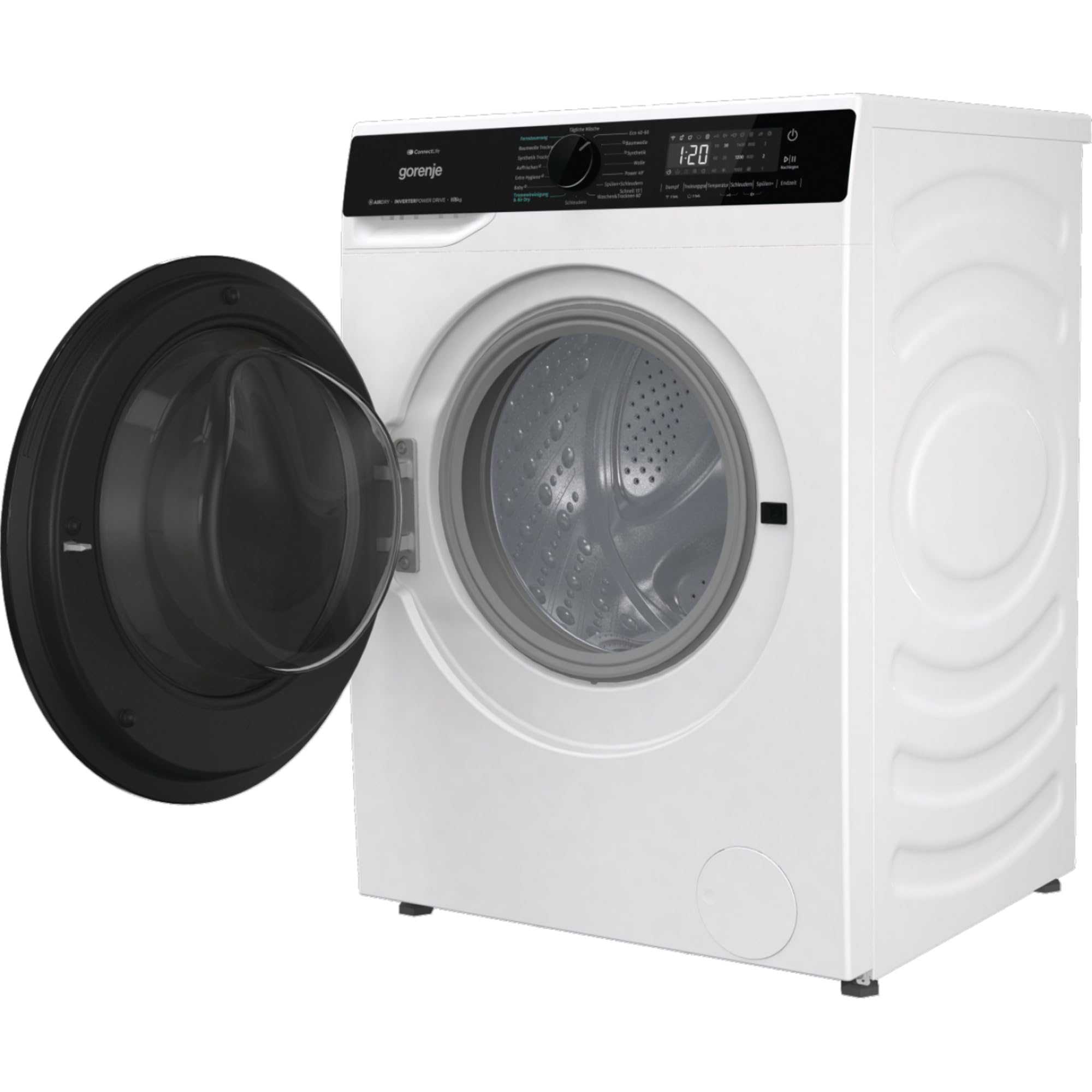 Gorenje WD2PA854ADW, DE suszarka do prania, Connect Life, 16 programów, 8 kg, 54 litry, 1400 U, min, AirDry, Inverter PowerDrive, SterilTub, AllergySteam, PowerJetwash, StopAddGo, Wash&Dry 60', A-30%