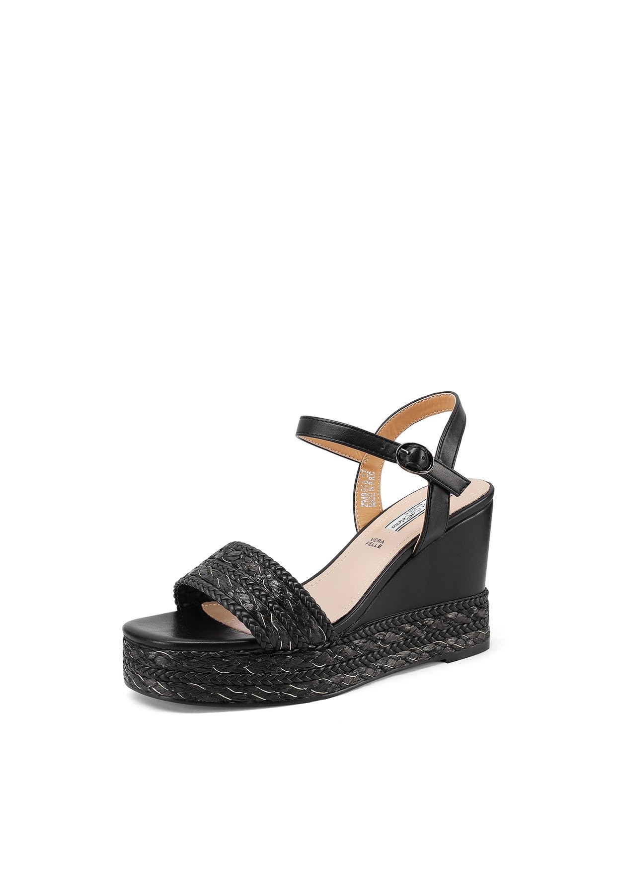 QUEEN HELENA Zeppe Sandalias Altas Platform con Correa Casual Mujer ZM9916