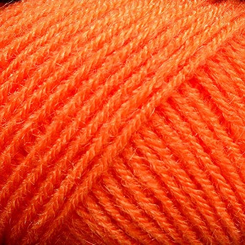 Image of M.G ENTERPRISE 100% Acrylic Wool Orange (Pack of 14) Baby Soft Wool Ball Hand Knitting Wool /Art Craft Soft Fingering Crochet Hook Yarn, Needle Knitting Yarn Thread Dyed a€¦ G