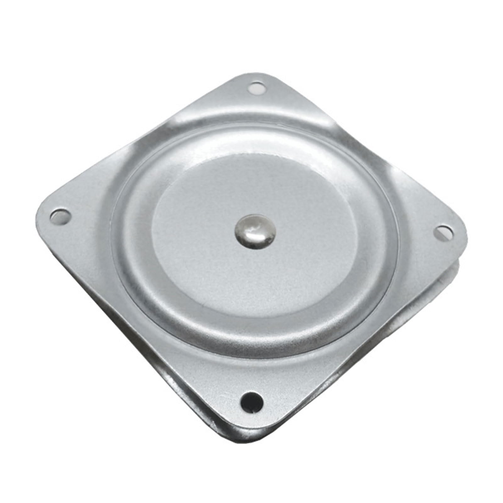 Rotating Bearing Plate Bearing for Turntable, Serving Trays Zinc Plated Steel Turntable Base Easily Turn Plate Heavy Duty Caster for