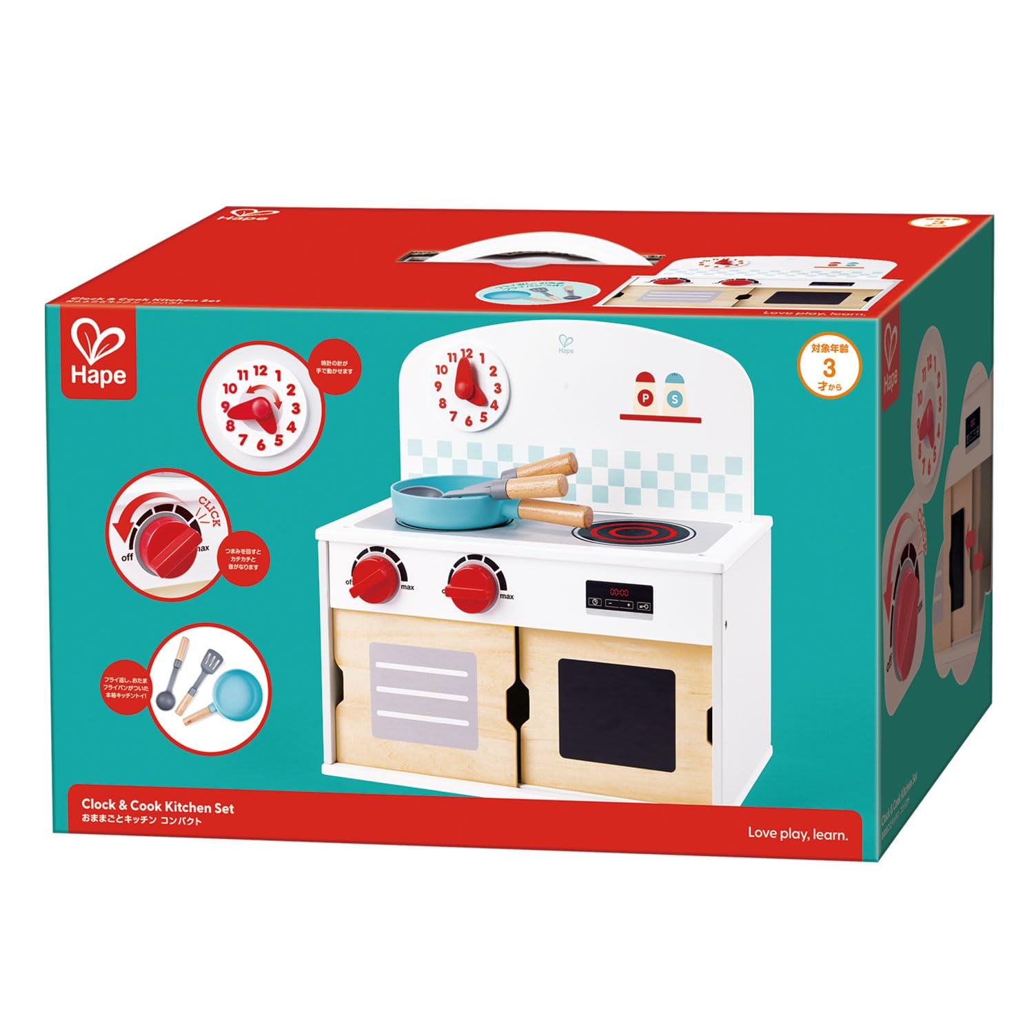 Amazon.co.jp: Hape(ハペ) ハぺ おままごとキッチン コンパクト E7370