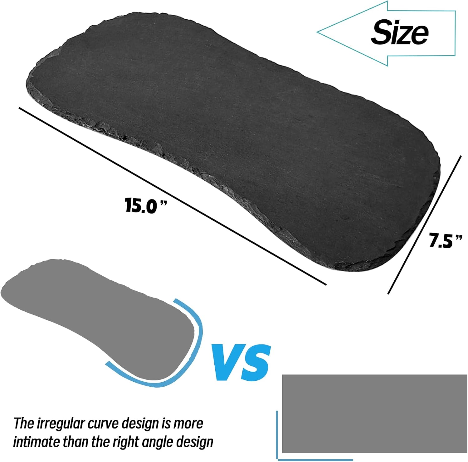 Reptile Basking Platform 15.0''x7.5'' Rock Plate Food Bowl for Tortoise image 3